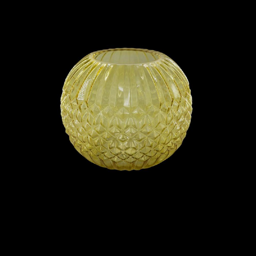 eight mood Rizz Vase dia25xH20cm Brown