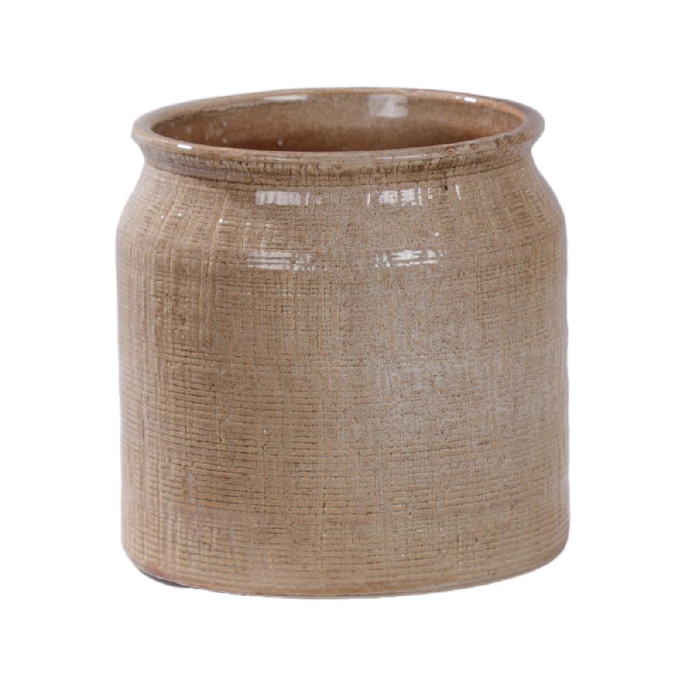 eight mood Rockland Pot dia19.5xH19xW19.5cm Beige