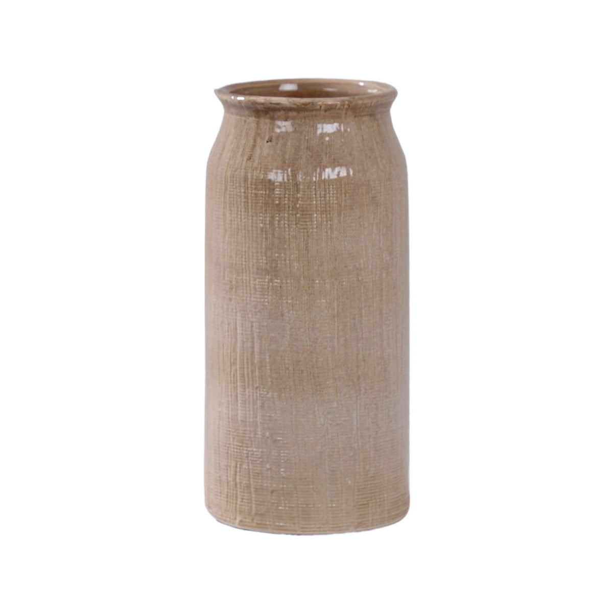 eight mood Sandstone Vase dia18.5xH38cm Beige