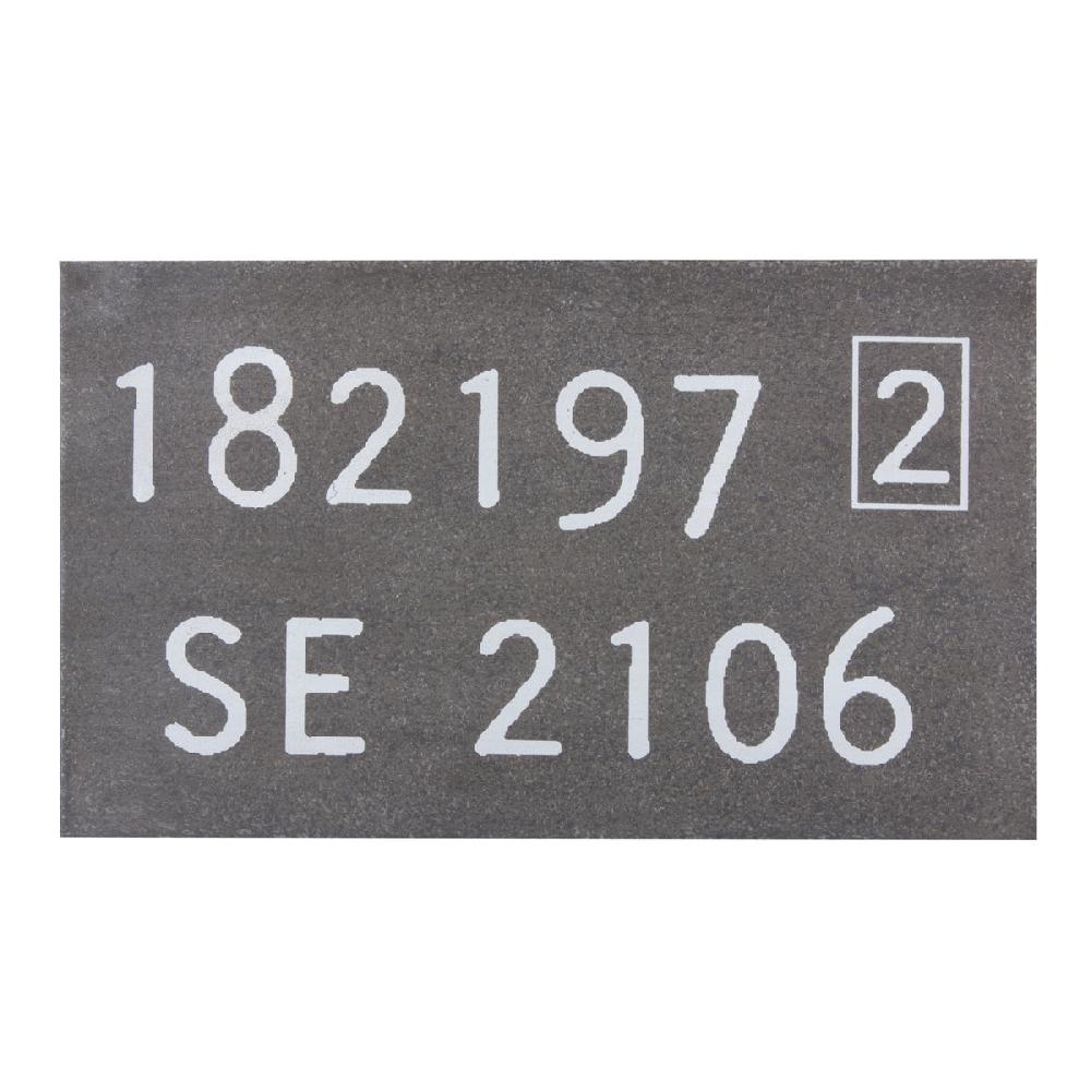 eight mood Shipping Sign Grey/White 18.5x31cm Iron