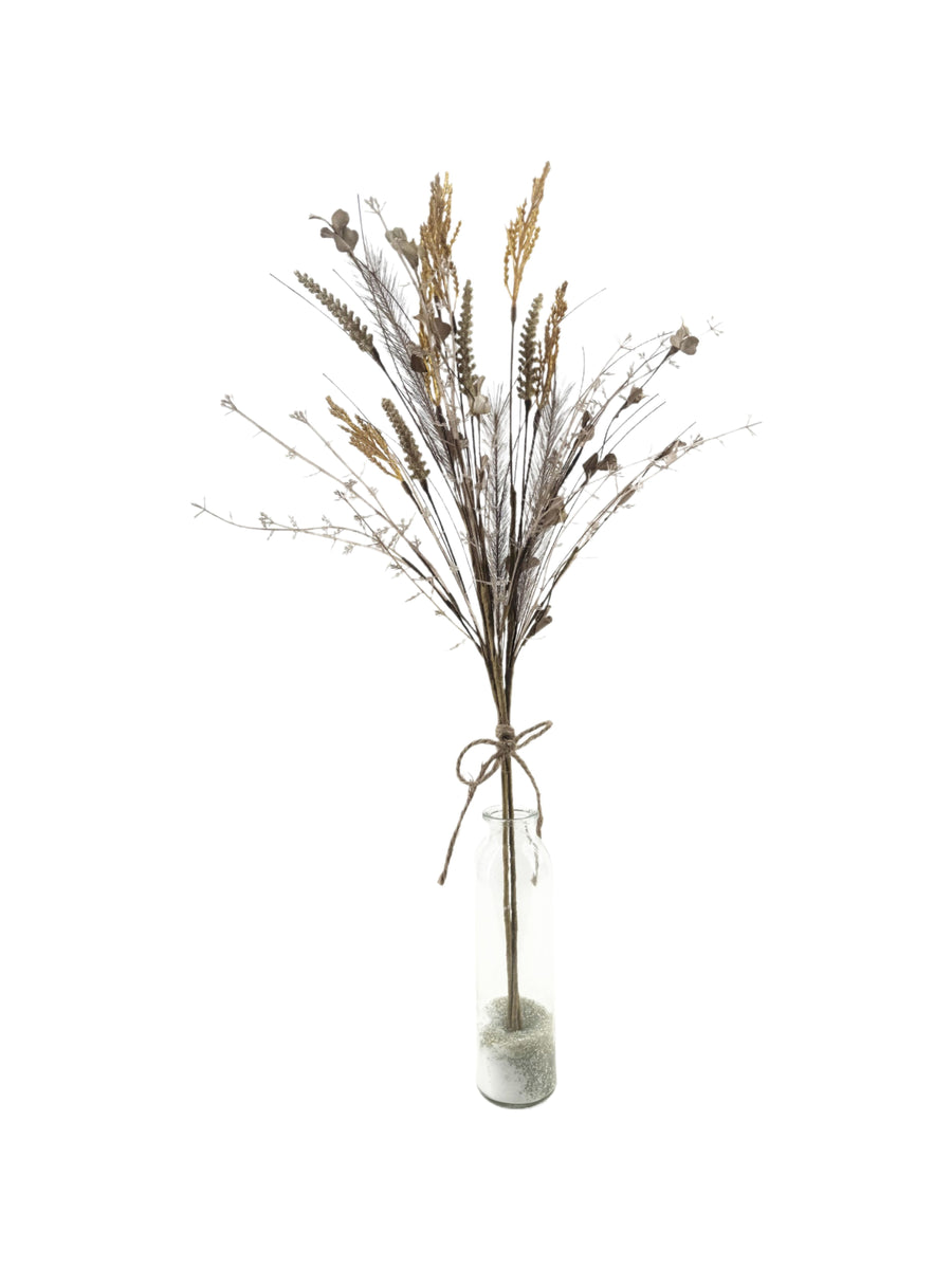 eight mood Sprout Decoration H64cm Dark Yellow