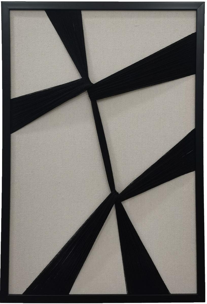 eight mood Sunset Thread Art L50xH74cm Beige/Black