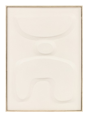 eight mood Elena Painting Framed poster Poster H70xW50xD3 8cm Off white vit