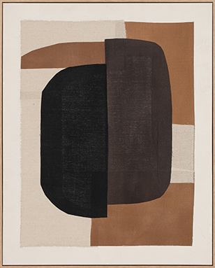 eight mood Eliora Painting Framed poster Poster H100xW80xD3 8cm Black/Rust