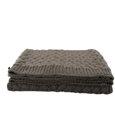eight mood Ellie Throw L152xW127cm Dark Grey (mörkgrå)/Elephant Grey/Dk Grey Melange