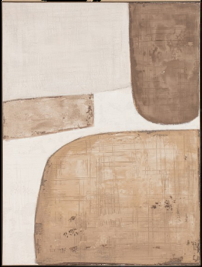 eight mood Ellis Painting Framed poster Poster H120xW90xD3 8cm Light brown