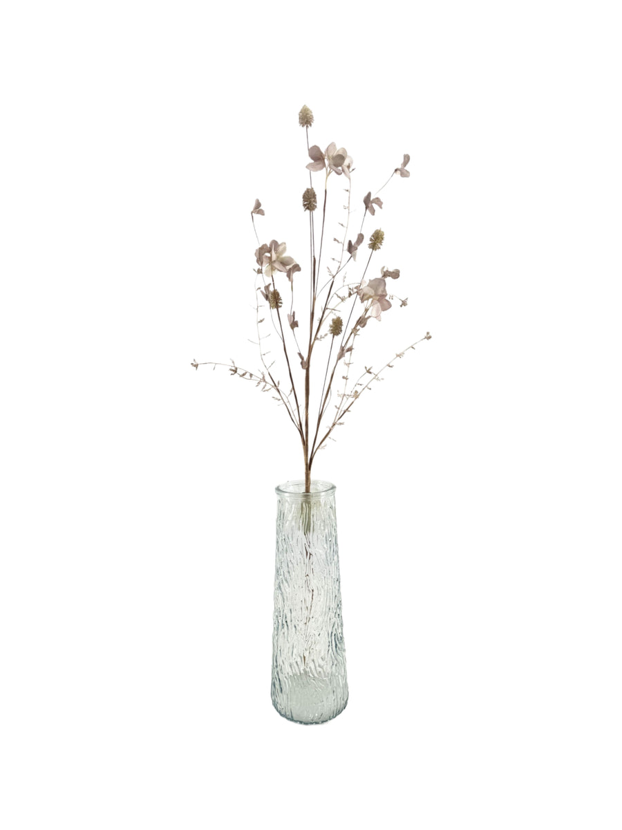 eight mood Glimmer Decoration H77cm Mauve/Berry Pink