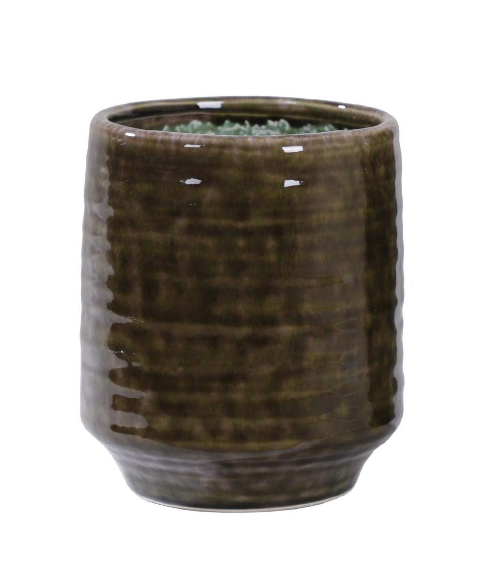 eight mood Harbor Vase dia18xH21xW18cm Dark Brown (mörkbrun)/Cocoa Brown eight mood Harbor Vase dia18xH21xW18cm Dark Brown (mörkbrun)/Cocoa Brown
