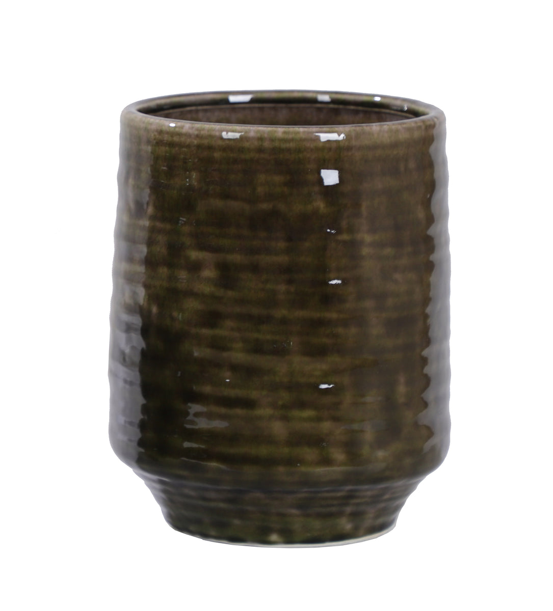 eight mood Harbor Vase dia19 5xH24 5xW19 5cm Dark Brown (mörkbrun)/Cocoa Brown