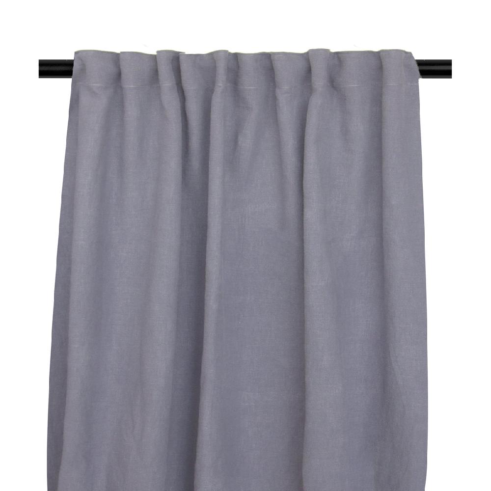eight mood Lily Curtain 132x250 cm Fog Grey MuLightiband Unhemmed