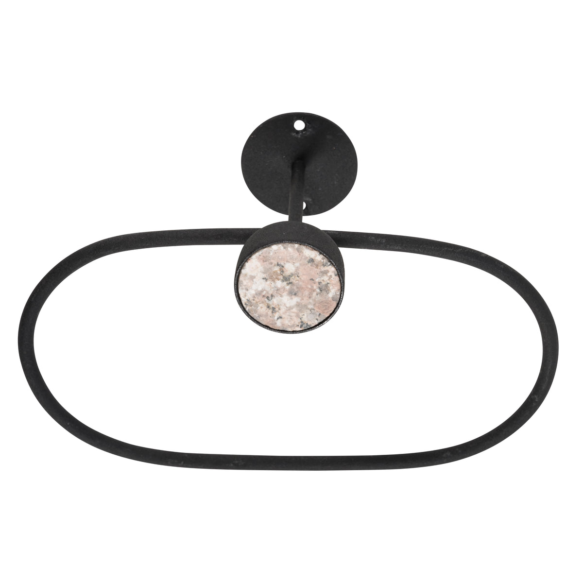 eight mood Milford Towel Ring H15xW23xD8cm Black/MuLighti