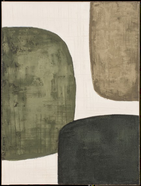 eight mood Noam Painting Framed poster Poster H120xW90xD3 8cm Green