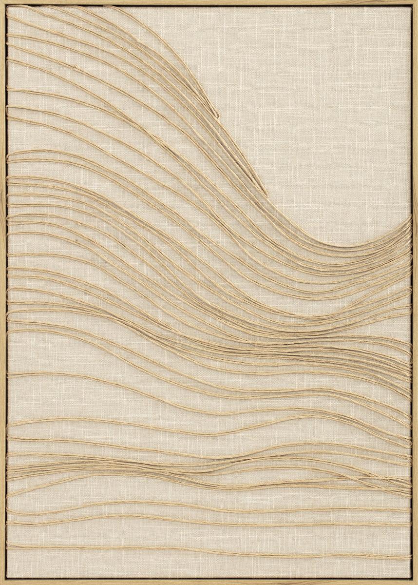 eight mood Nordic Vibes Painting Framed poster Poster H70xW50xD2 8cm Sand