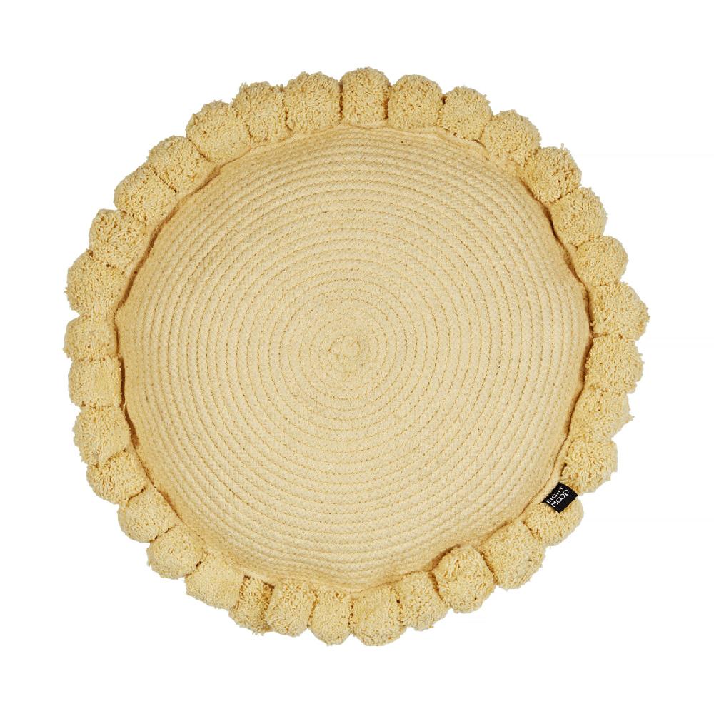 eight mood Pom Pom Cushion dia40 cm Honey Pom Poms Fibre filling