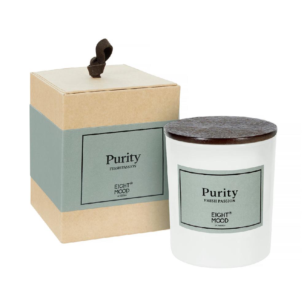 eight mood Purity Fresh Passion Scented Candle H12xW9.8xD9.8cm
