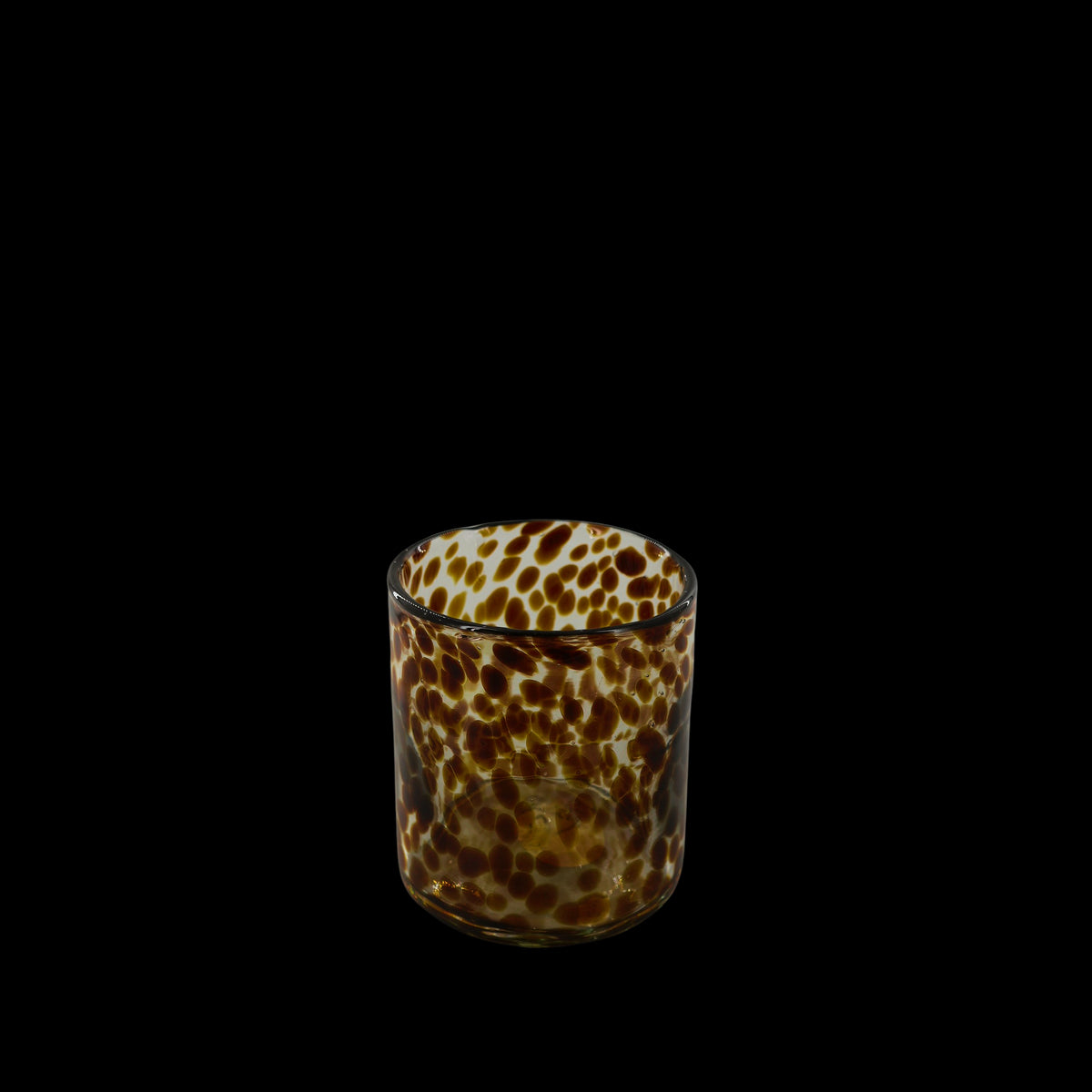 eight mood Quis Candle holder dia12xH14cm White/Brown