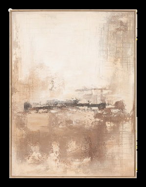 eight mood Remy Painting Framed poster Poster H120xW90xD3 8cm Light brown