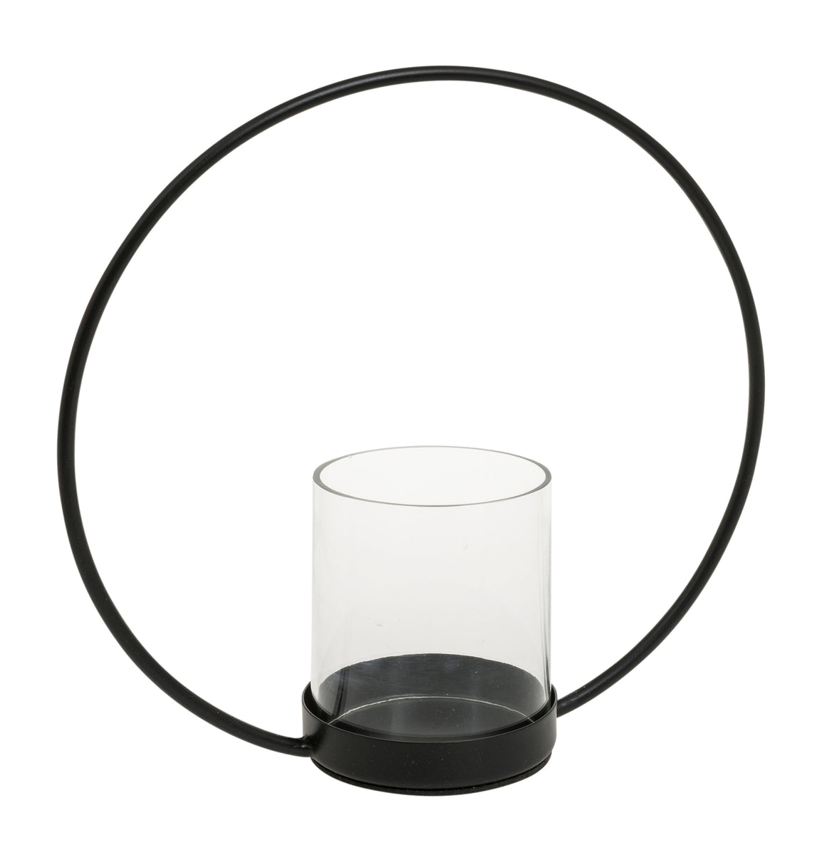 eight mood Sander Candle Holder H25xW25xD10 cm Raven