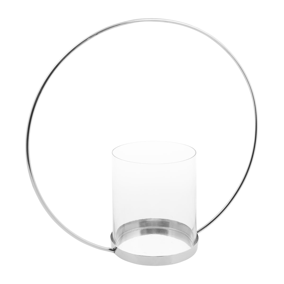 eight mood Sander Lantern H34.5xW34.5xD12 cm Silver/Clear