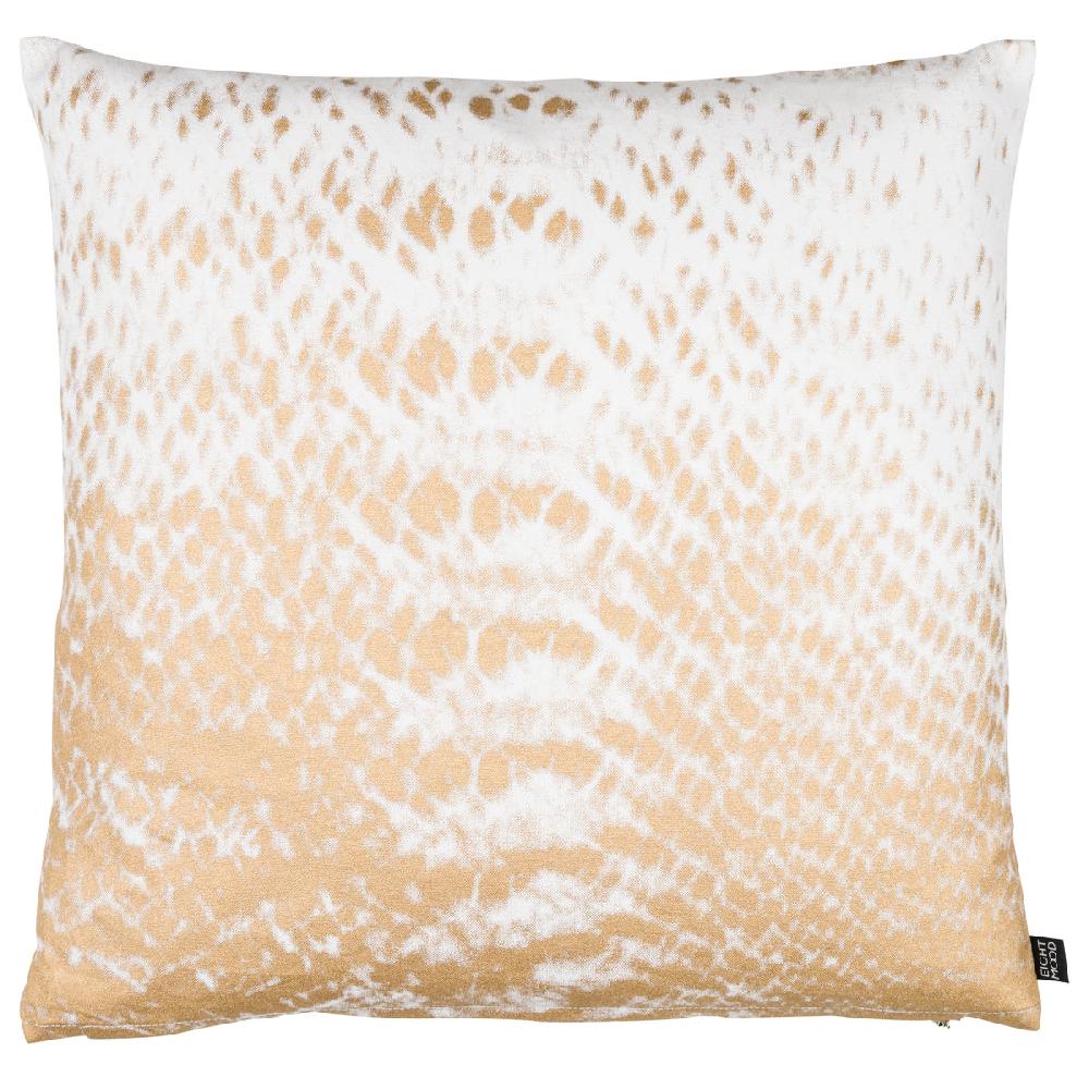 eight mood Shibori Cushion Cover 50x50 cm White/Gold