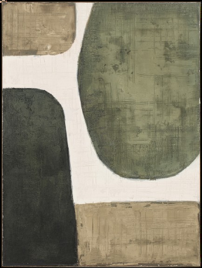 eight mood Silas Painting Framed poster Poster H120xW90xD3 8cm Green