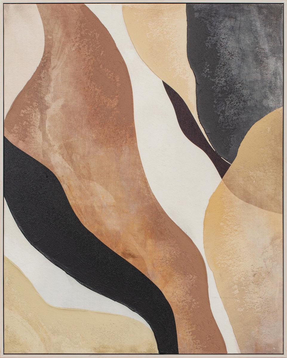 eight mood Still Painting Framed poster Poster H100xW80xD3 8cm Sand