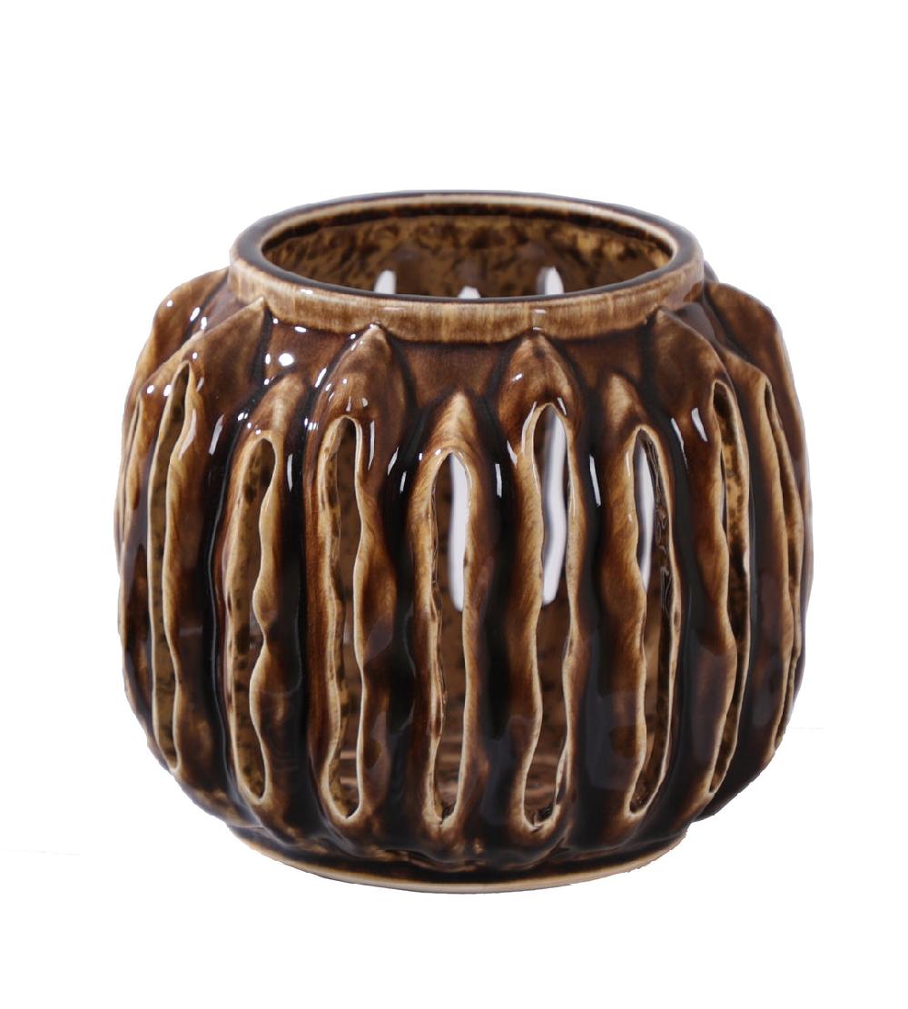 eight mood Thorn Lantern dia20 5xH18xW20 5cm Dark Brown (mörkbrun)/Cocoa Brown