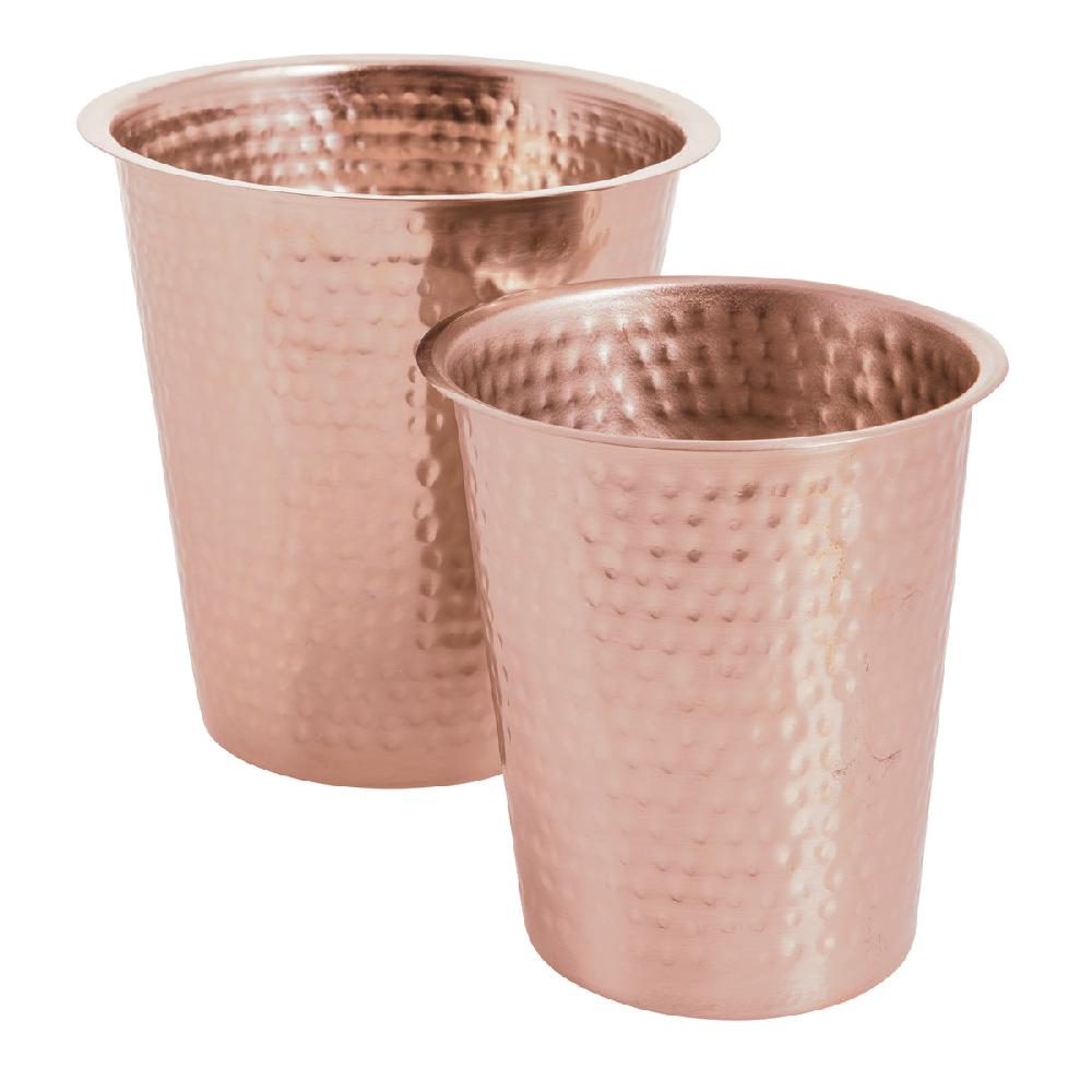 eight mood Tibor Pot Dia11xh11/dia14xh12.5 cm Antique Copper Stainless Steel