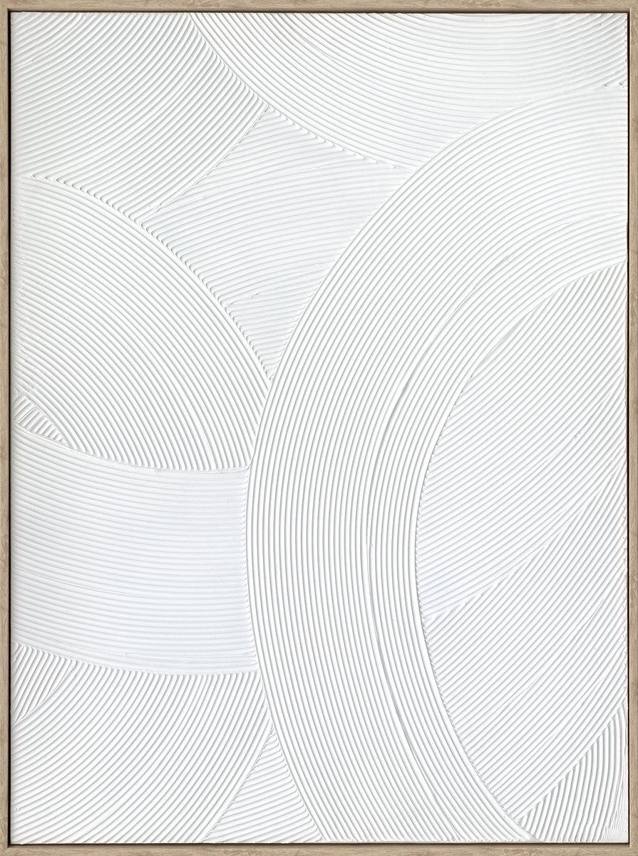 eight mood Vista Painting Framed poster Poster H80xW60xD2 8cm White/White Washed