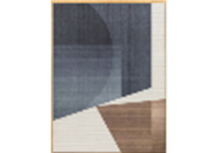 eight mood Wander Painting Framed poster Poster H120xW90xD3 8cm Övrig - Blå/Kombi Zen Blue/Steel Blue