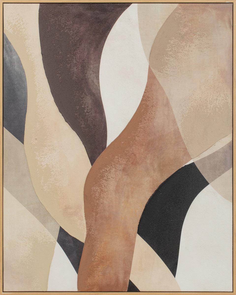 eight mood Wild Painting Framed poster Poster H100xW80xD3 8cm Sand