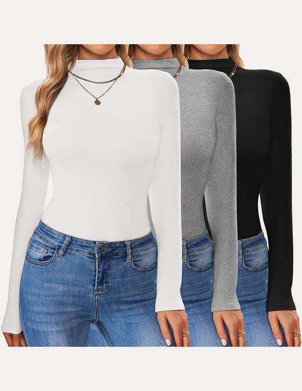 ekouaer 3 Pack Turtleneck Thermal Undershirts (US Only)
