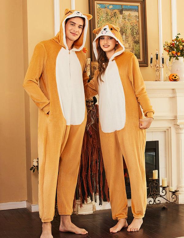 ekouaer Comfy Unisex Flannel Onesie Pajamas (US Only)