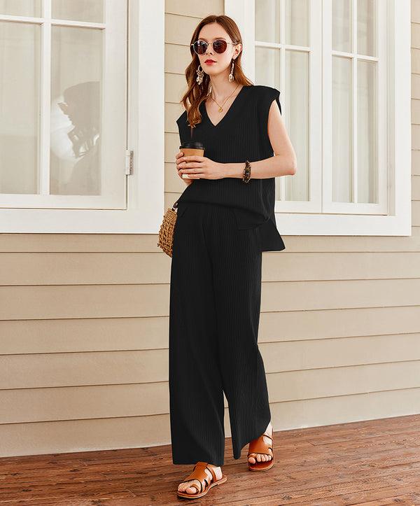 Ekouaer 2-Piece Knit Loungewear Set (US Only)