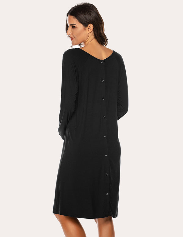 Ekouaer Ekouaer Breastfeeding Maternity Nightdress (US Only)