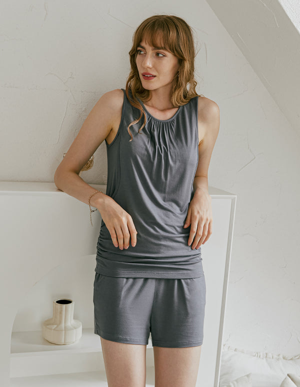 ekouaer Ekouaer Breastfeeding Sleepwear Set (US Only)