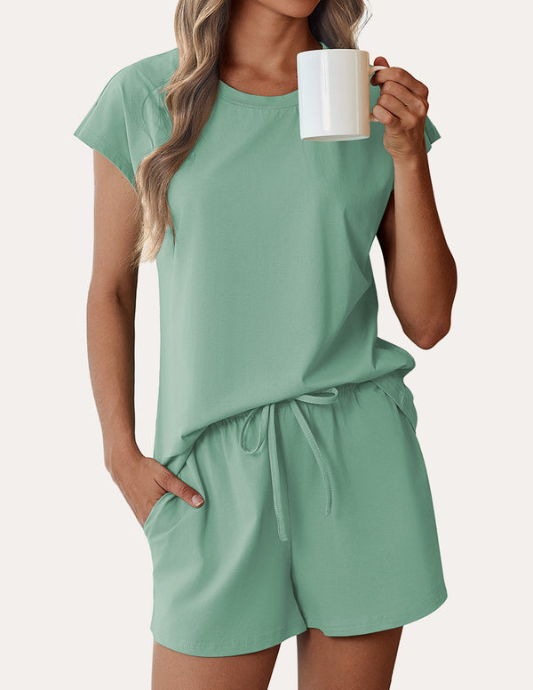 Ekouaer Breathable Cotton Lounge Sets (US Only)