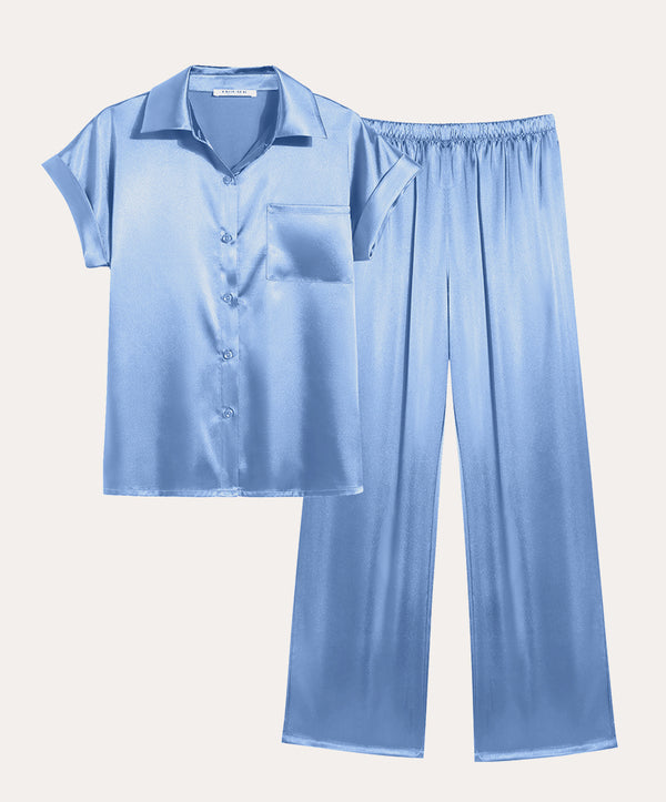 Ekouaer Classic Satin Silky Pajama Set (US Only)