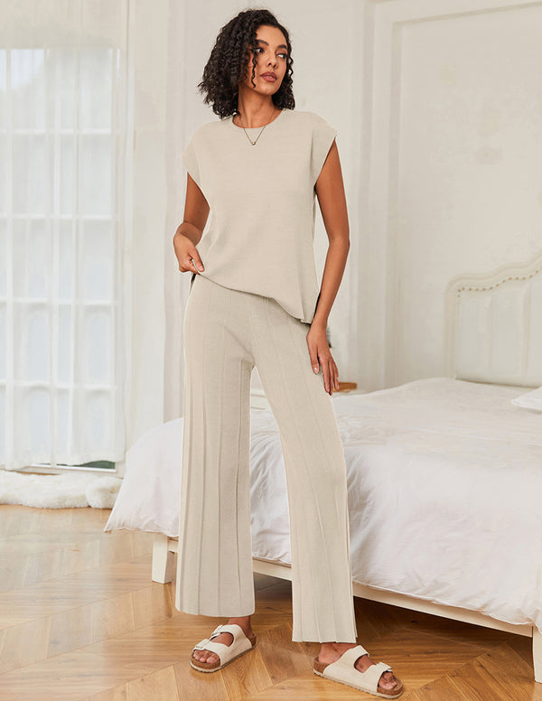 Ekouaer Comfort Lounge Knit 2-Piece Set (US Only)