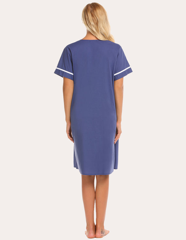 Ekouaer Ekouaer Cotton House Dress Nightgown (US Only)