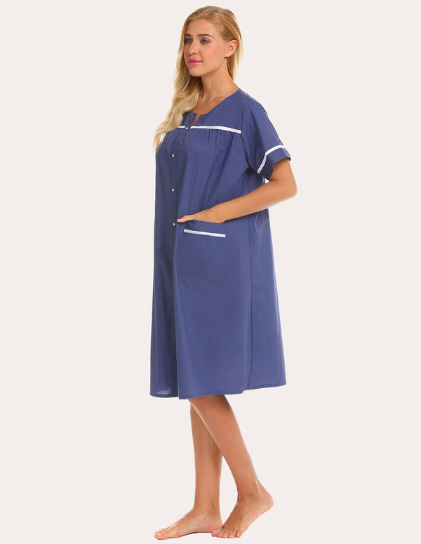 Ekouaer Ekouaer Cotton House Dress Nightgown (US Only)