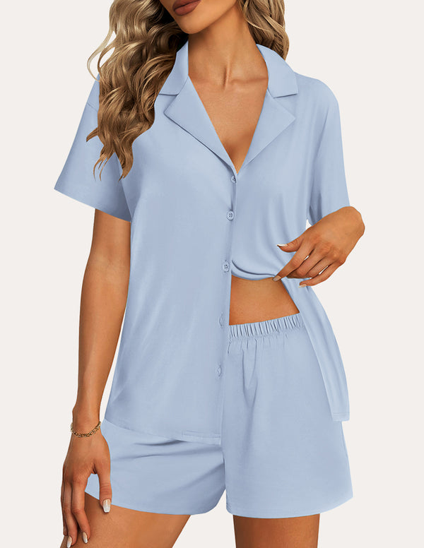 Ekouaer Cozy Relaxed Cotton Pajama Sets (US Only)