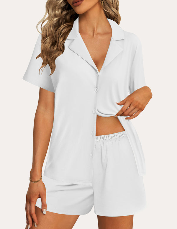 Ekouaer Cozy Relaxed Cotton Pajama Sets (US Only)
