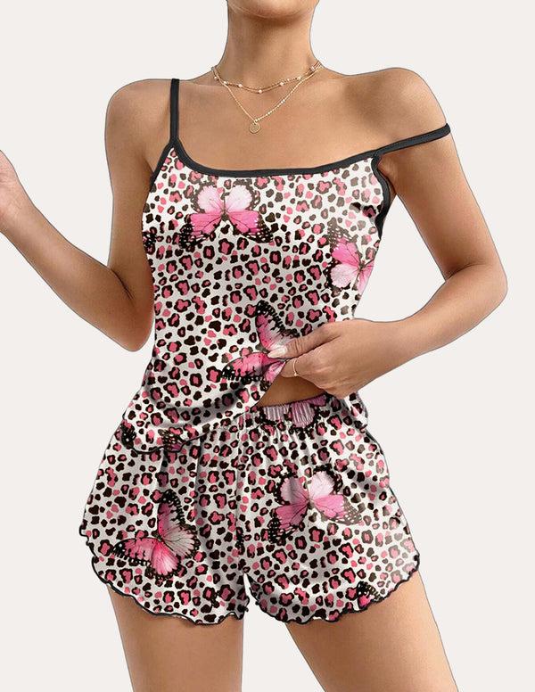 Ekouaer Cute Print Cami Pajama Sets (US Only)