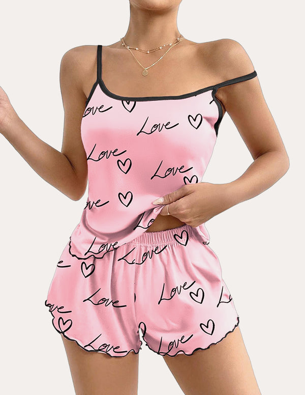 ekouaer Cute Print Cami Pajama Sets (US Only)