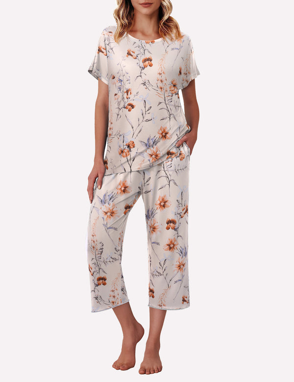 ekouaer Ekouaer Cute Print with Pockets Pajama Sets (US Only)