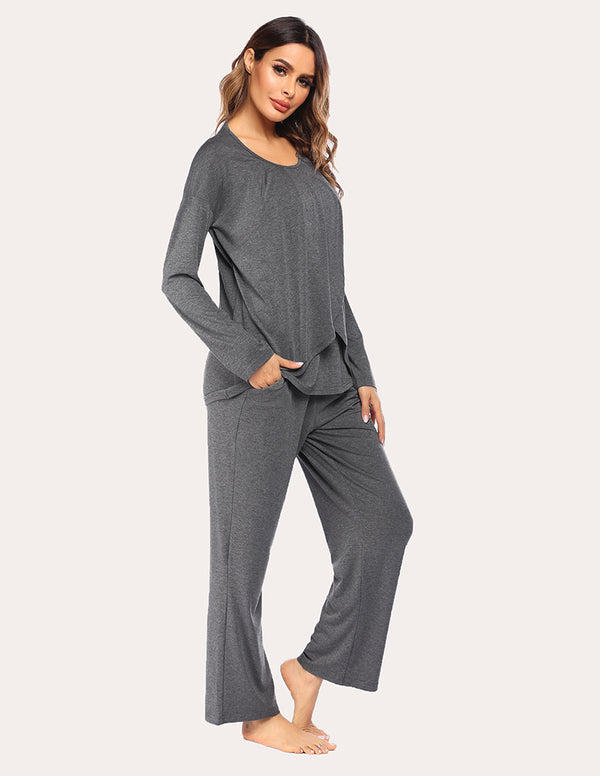 Ekouaer Ekouaer Breast-feeding Pajamas Set (US Only)