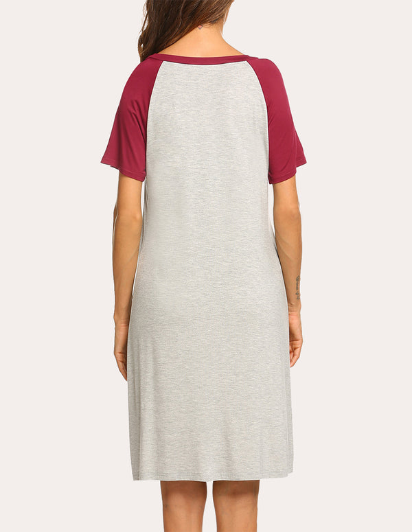 Ekouaer Ekouaer Cartoon Print Nightdress (US Only)