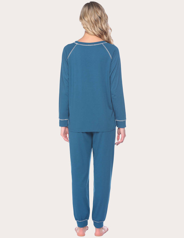 Ekouaer Ekouaer Classic Cotton Pajama Set (US Only)