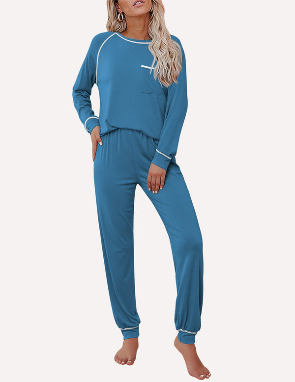 ekouaer Ekouaer Classic Cotton Pajama Set (US Only)